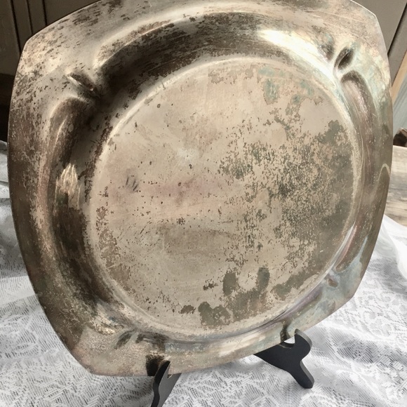 Large Charger Tray Table Decor Deco Style EPNS - Picture 9 of 13